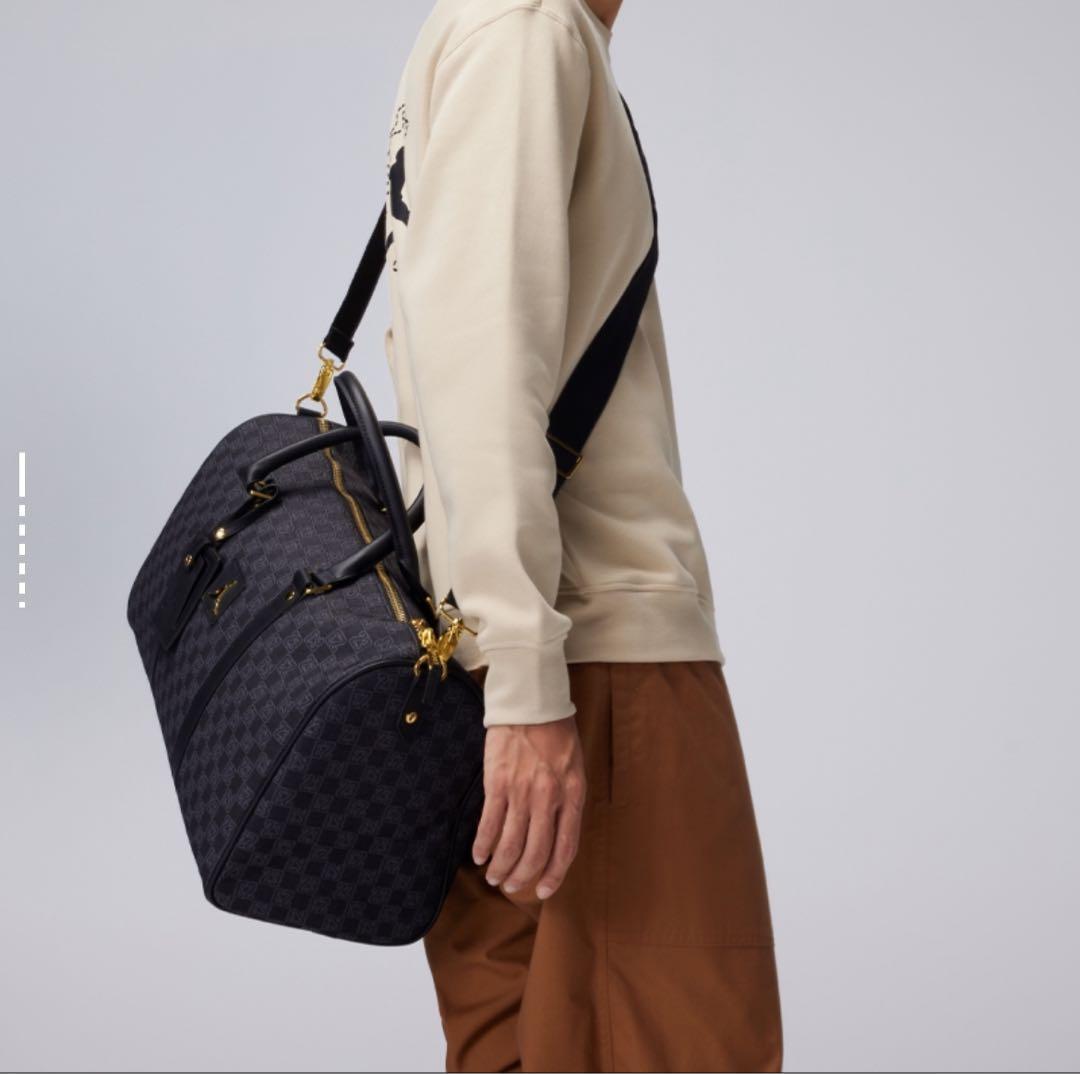 バッグ JORDAN MONOGRAM DUFFLE BAG BLACK
