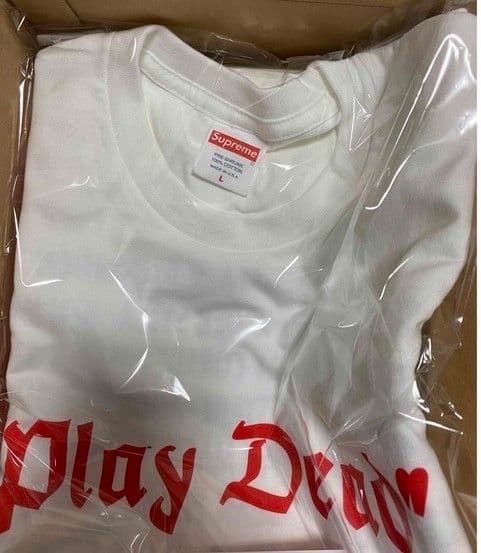 Supreme Play Dead Tee box サイズL 新品