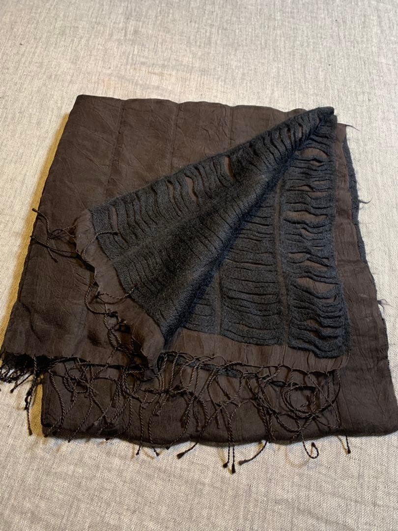 ISSEY MIYAKE 大判ストール　極美品　ペルマネンテ　プリーツプリーズ