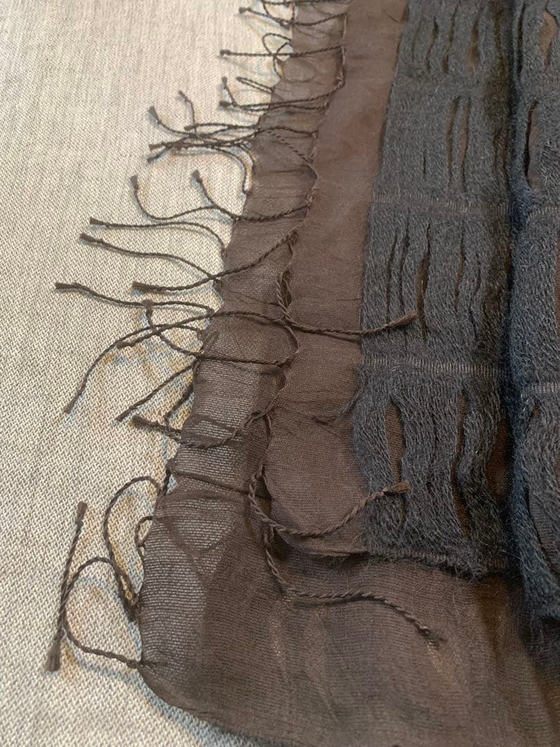 ISSEY MIYAKE 大判ストール　極美品　ペルマネンテ　プリーツプリーズ