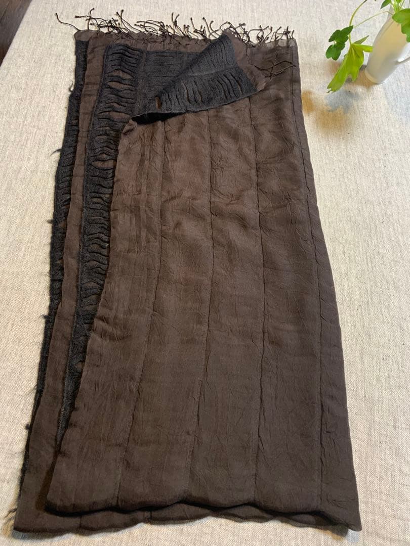 ISSEY MIYAKE 大判ストール　極美品　ペルマネンテ　プリーツプリーズ