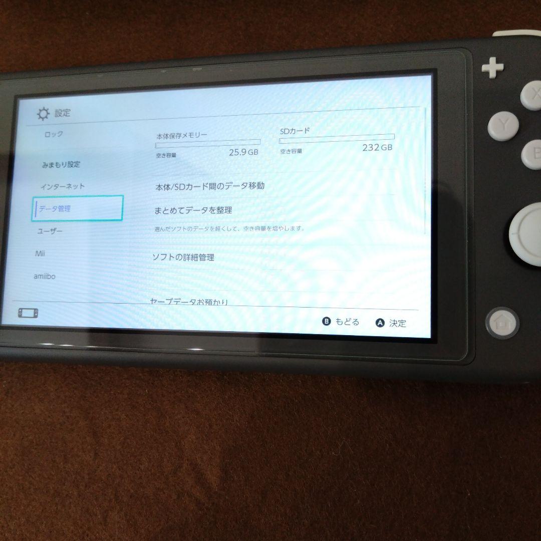【超美品・完璧セット】Nintendo Switch Lite グレー 本体