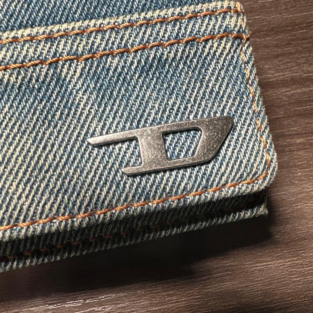 DIESEL 三つ折財布 デニム