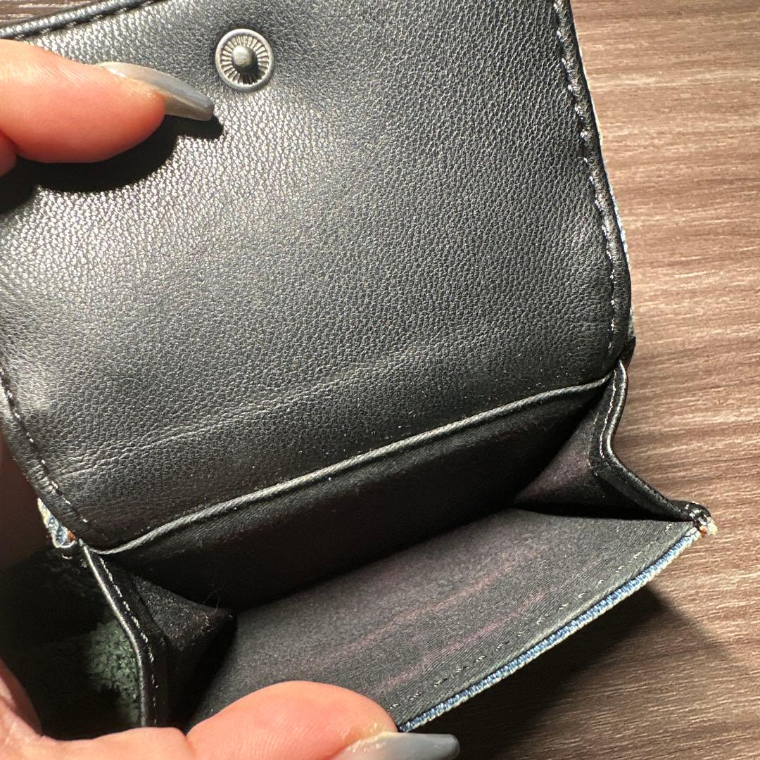 DIESEL 三つ折財布 デニム
