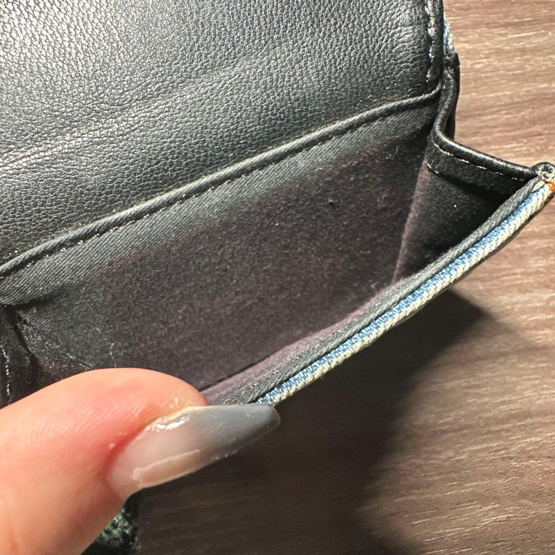 DIESEL 三つ折財布 デニム