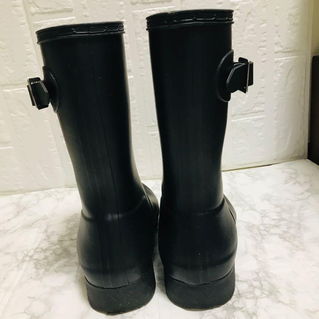 【美品】HUNTER ハンター ブラック 長靴・レインブーツ スノーブーツ