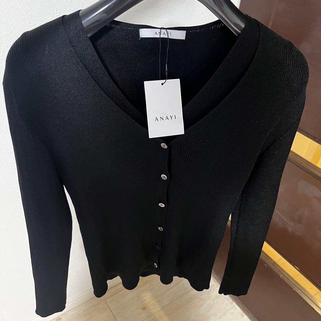 新品☆ANAYI アセテートポリエステルＶネック　セットアップ/セオリー、23区