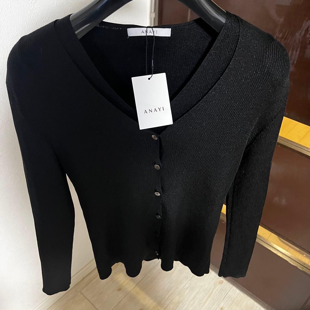 新品☆ANAYI アセテートポリエステルＶネック　セットアップ/セオリー、23区