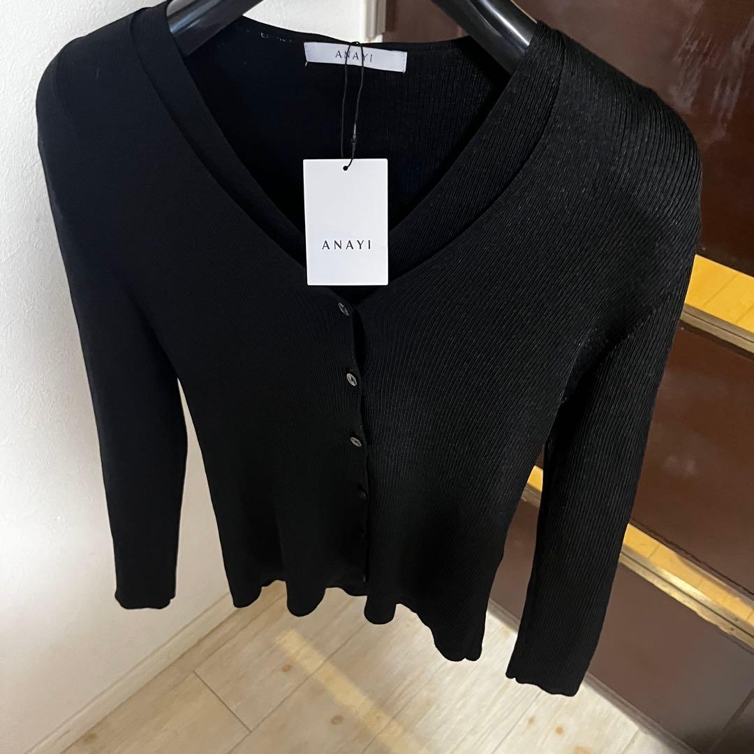 新品☆ANAYI アセテートポリエステルＶネック　セットアップ/セオリー、23区
