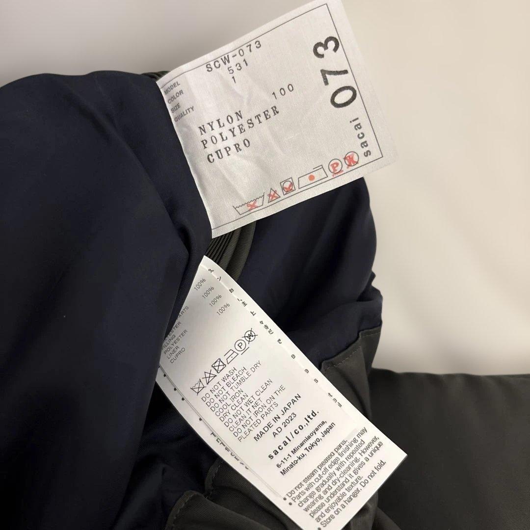 Sacai ⭐︎新品未使用ナイロンツイルスカート ⭐︎サイズ1