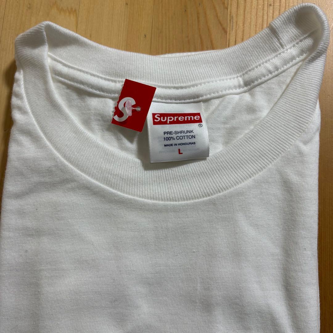トップス Supreme 26SS Arabic Box Logo Tee White L