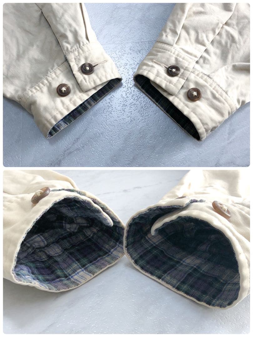 【美品 90s】ポロ ラルフローレン ハリントンジャケット チェック ポニー L