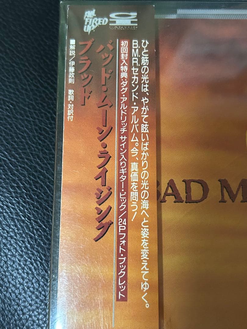 初回限定　バッドムーンライジング　ブラッド　ダグアルドリッチ　ピック付き