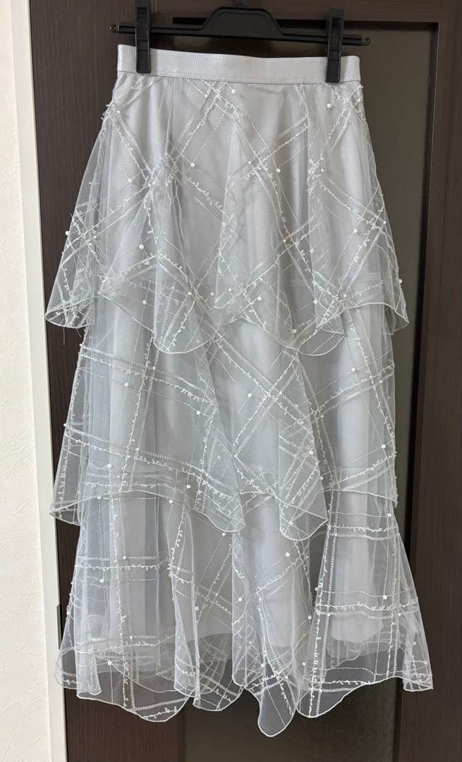 新品　セルフォード 【HANAE MORI×CELFORDコラボ】パールスカート