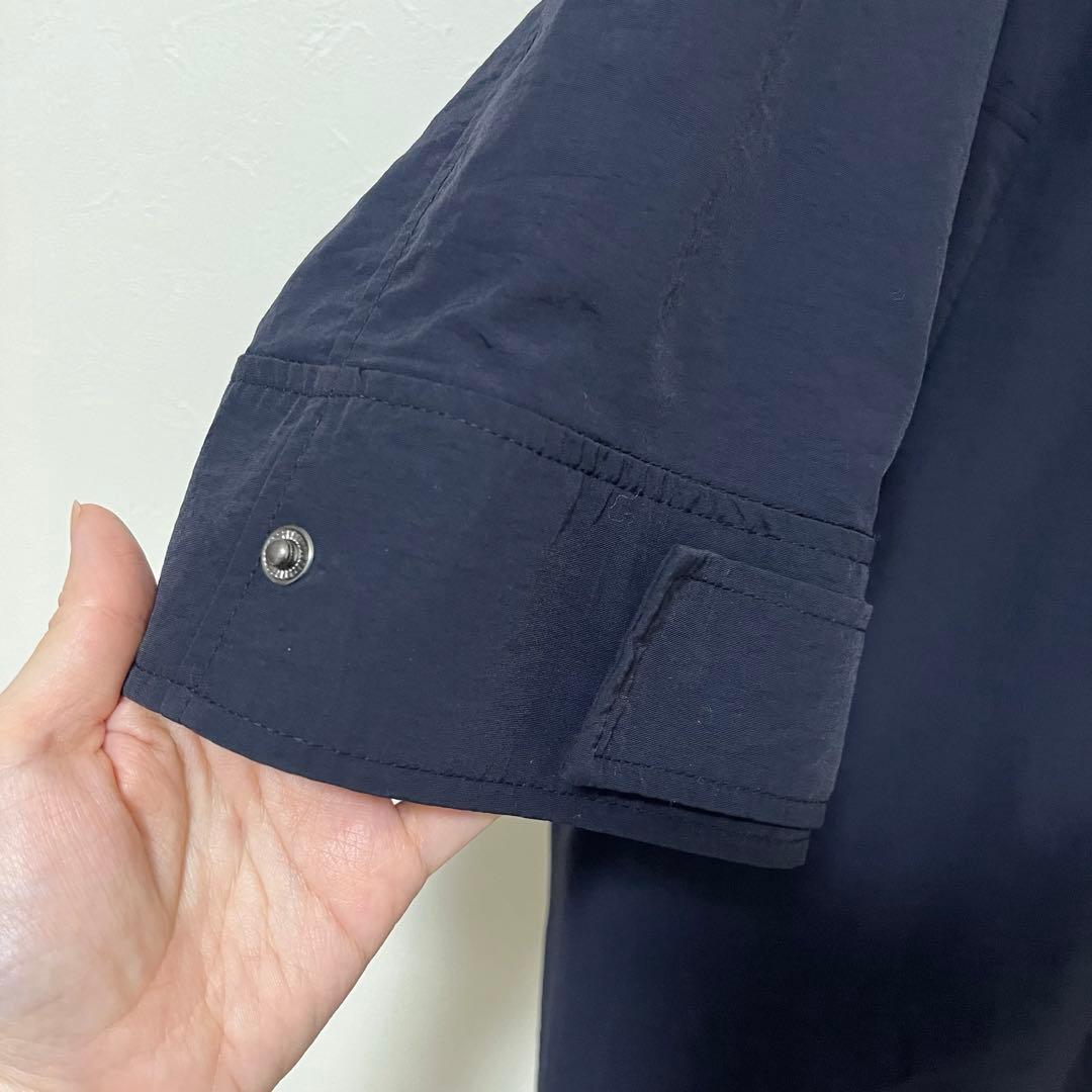 ◼︎かこ◼︎美品◼︎KBF / ステンカラーBIGポンチョ ネイビー