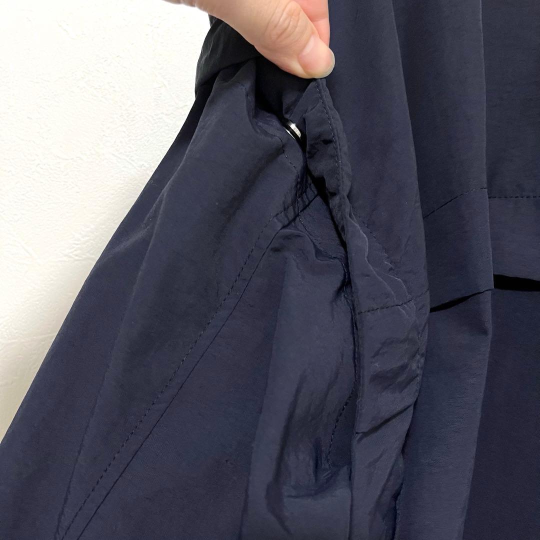 ◼︎かこ◼︎美品◼︎KBF / ステンカラーBIGポンチョ ネイビー