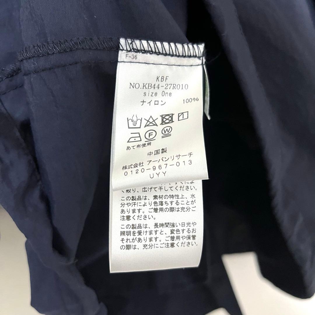 ◼︎かこ◼︎美品◼︎KBF / ステンカラーBIGポンチョ ネイビー