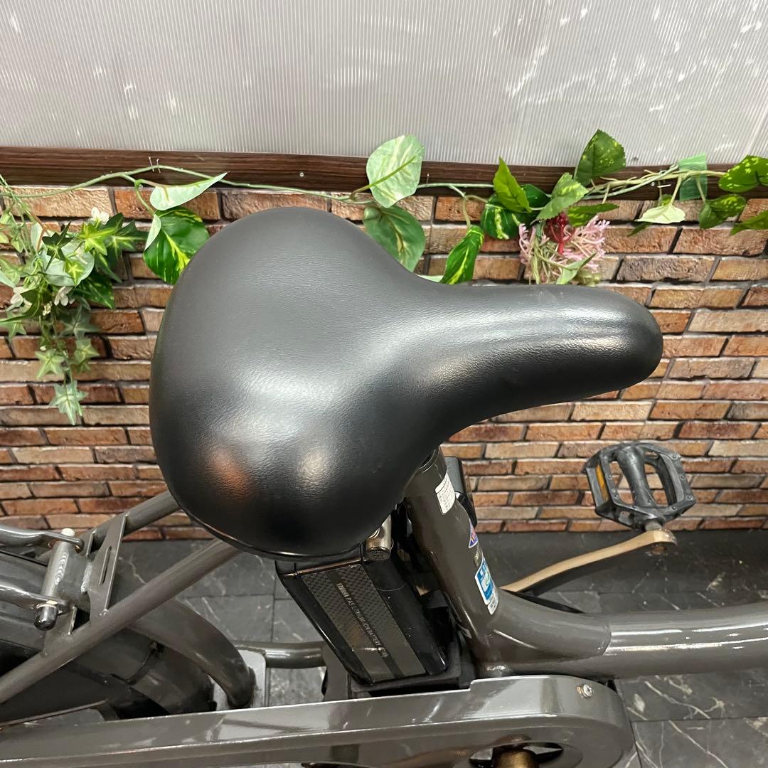 【18】電動自転車 ブリヂストン bikke グレー 20インチ