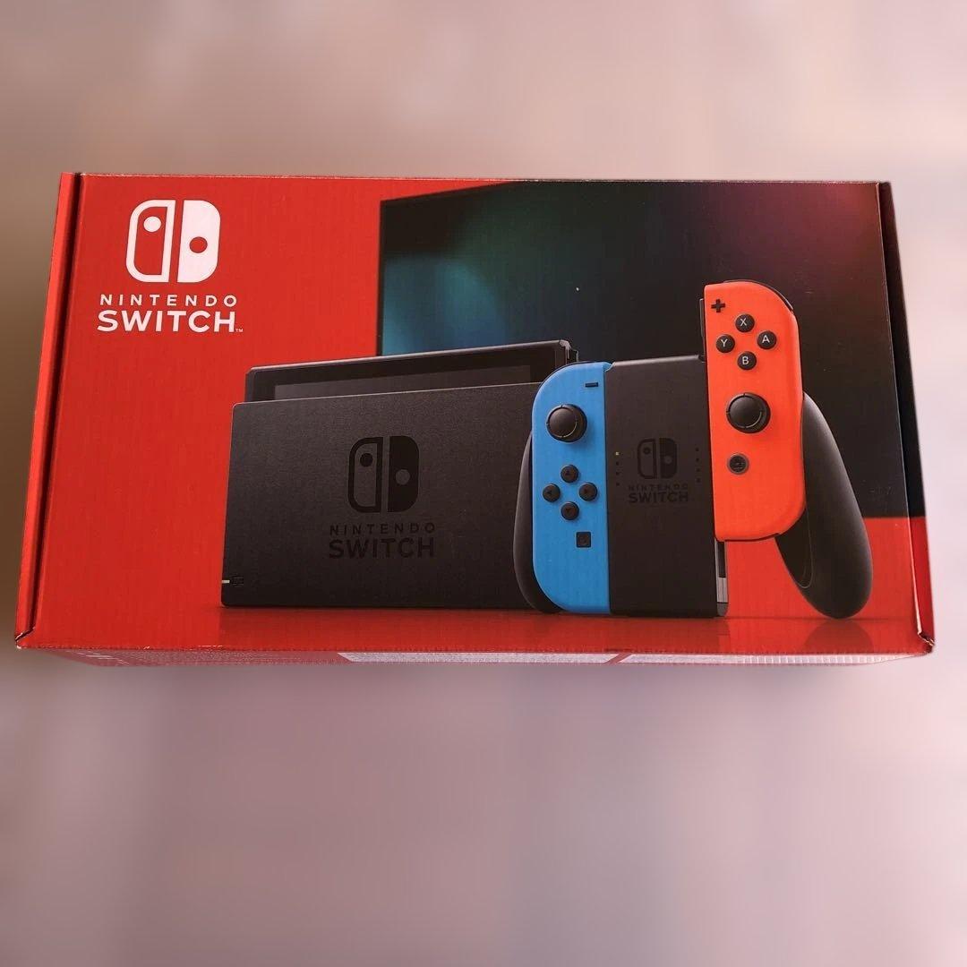 起動確認済初期化済 Nintendo Switch本体 バッテリー強化板2020