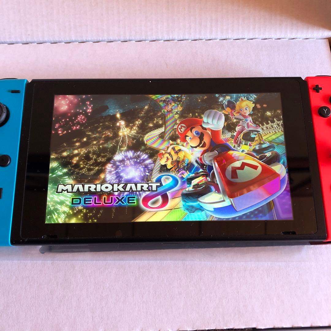 起動確認済初期化済 Nintendo Switch本体 バッテリー強化板2020