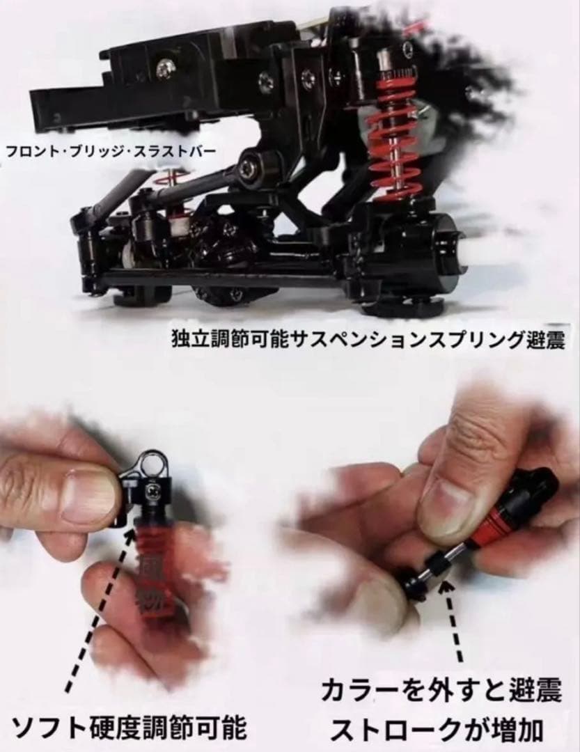 バッテリー2個付き WPL C54-1 RTR LC80 4WD イエロー