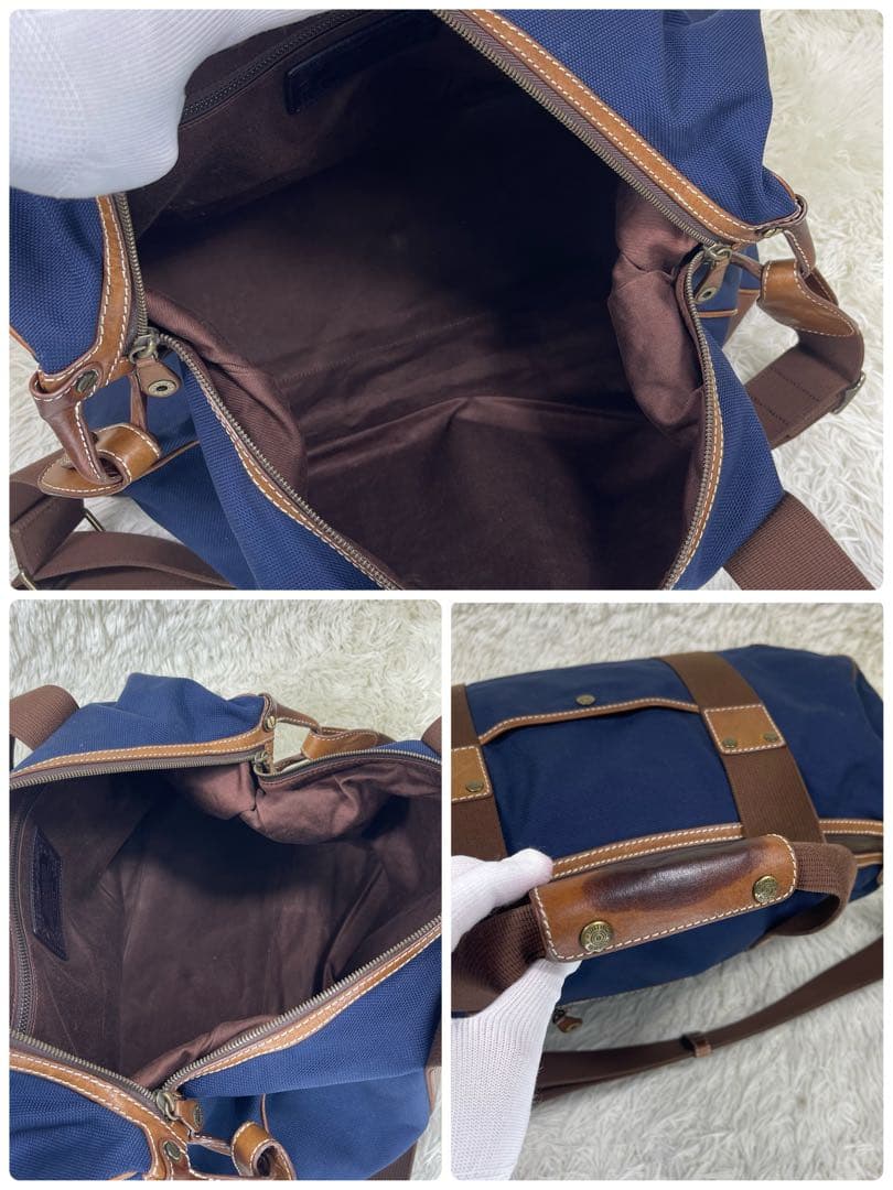 美品‼️HUNTING WORLD ボストンバッグ　サファリ　2way レザー