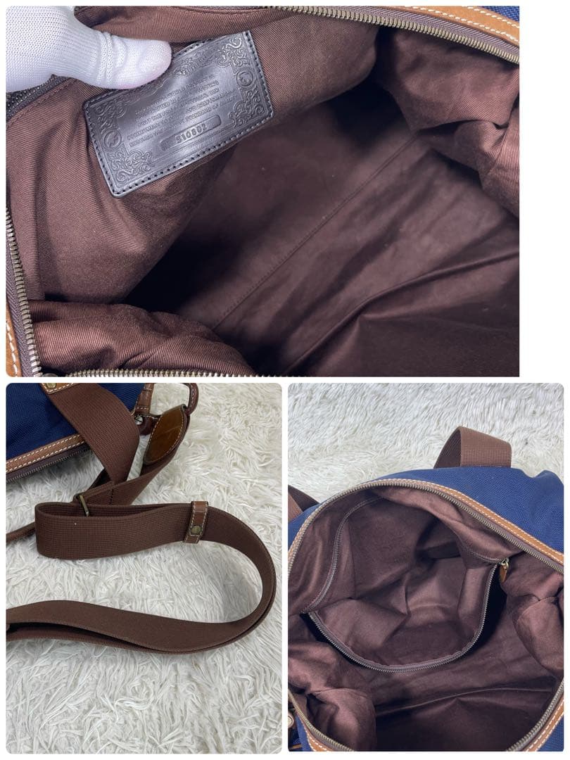 美品‼️HUNTING WORLD ボストンバッグ　サファリ　2way レザー