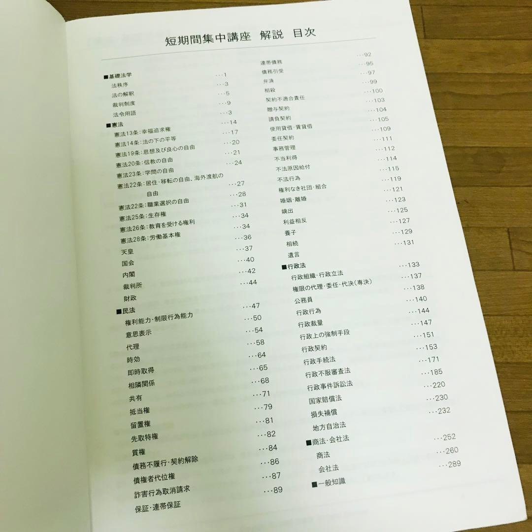 行政書士　行書塾　短期集中実力アップ講座　テキストと問題集　2023