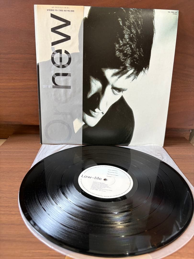 New Order Low-life LP 国内盤帯付