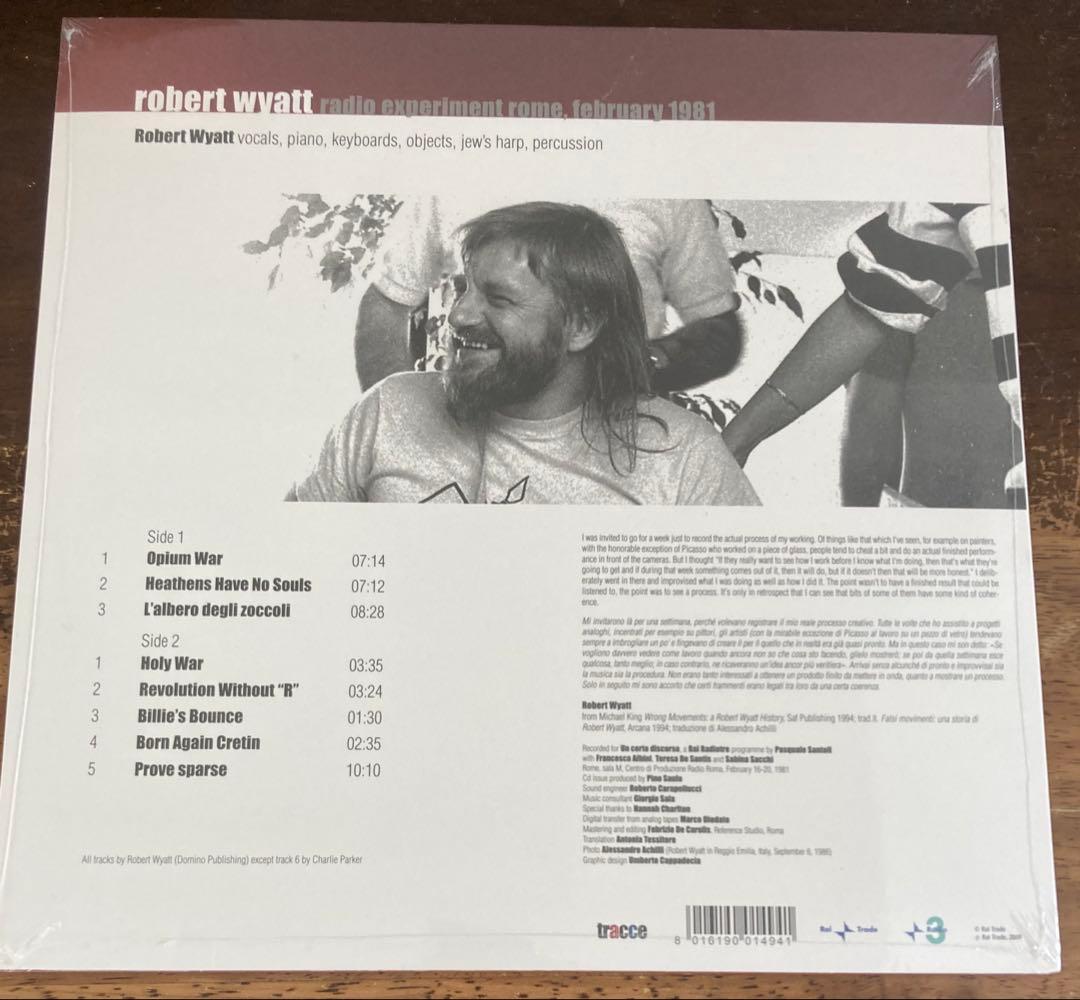 ◾️未開封新品/イタリア限定オリジナル盤■ROBERT WYATT ■ロバートワイ