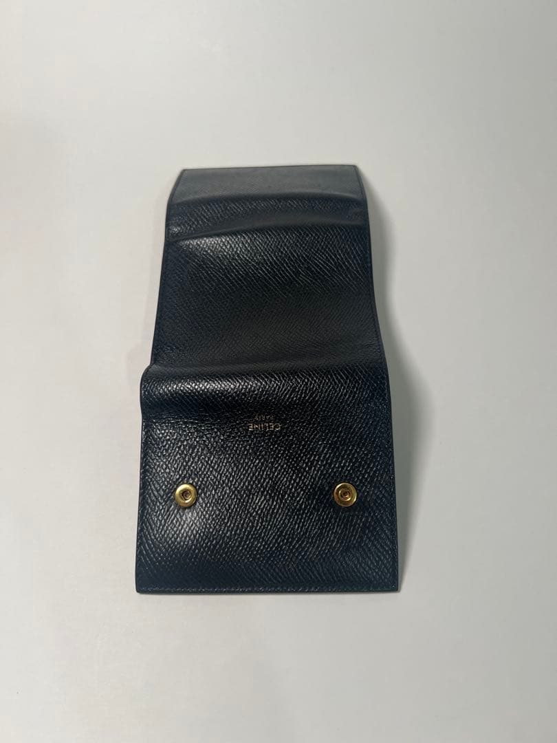 CELINE スモールトリフォールドウォレット 黒