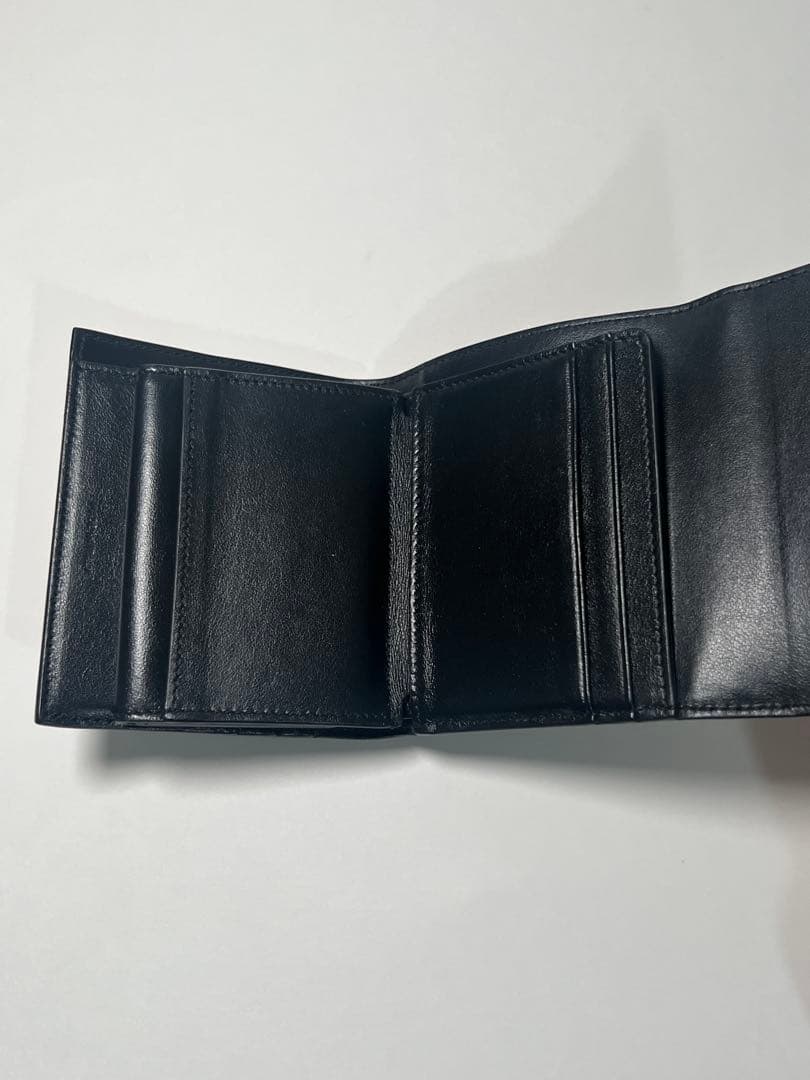 CELINE スモールトリフォールドウォレット 黒