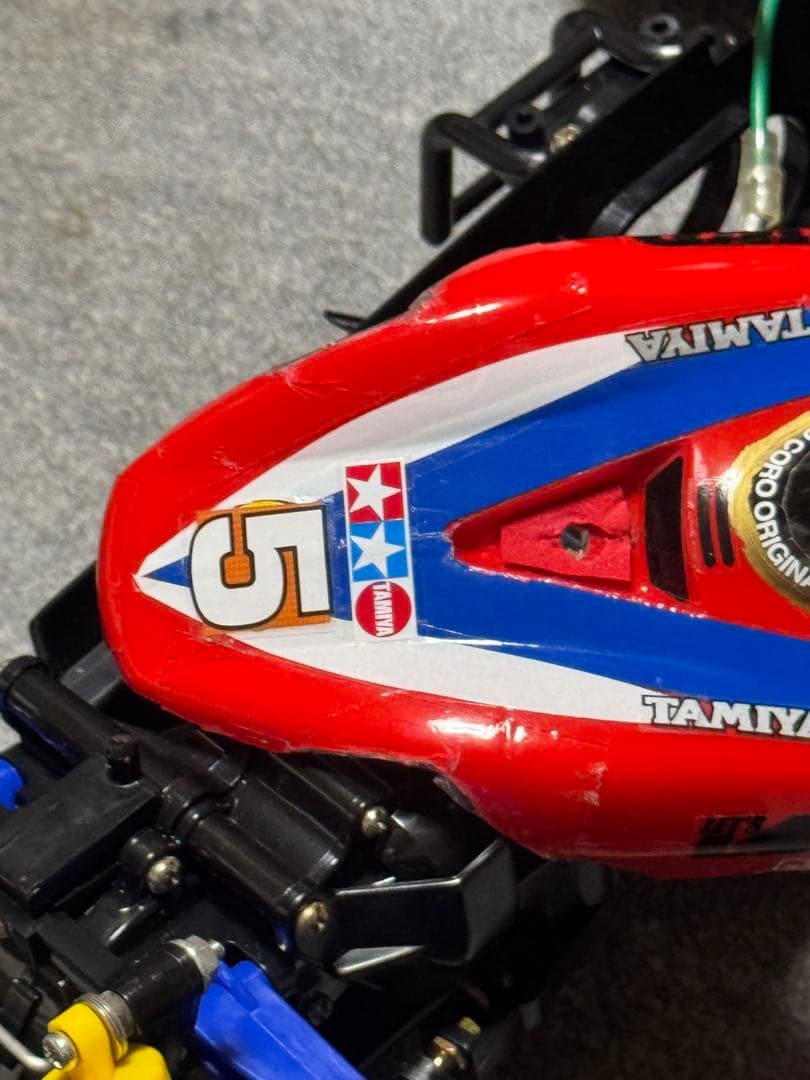 タミヤセイントドラゴン4WDフルベア・新品モーター&新品CVAダンパー他OP付属