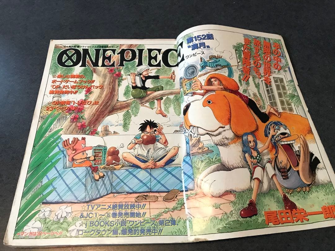 ワンピース　切り抜き　抜有　少年ジャンプ　one piece 尾田栄一郎