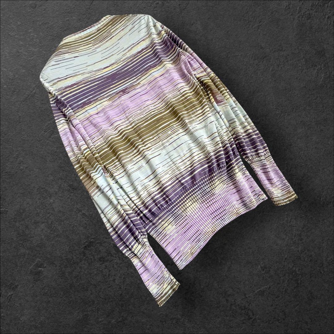 極美❤️ MISSONI 最高級　オレンジタグ シルク　サマーニットカーディガン