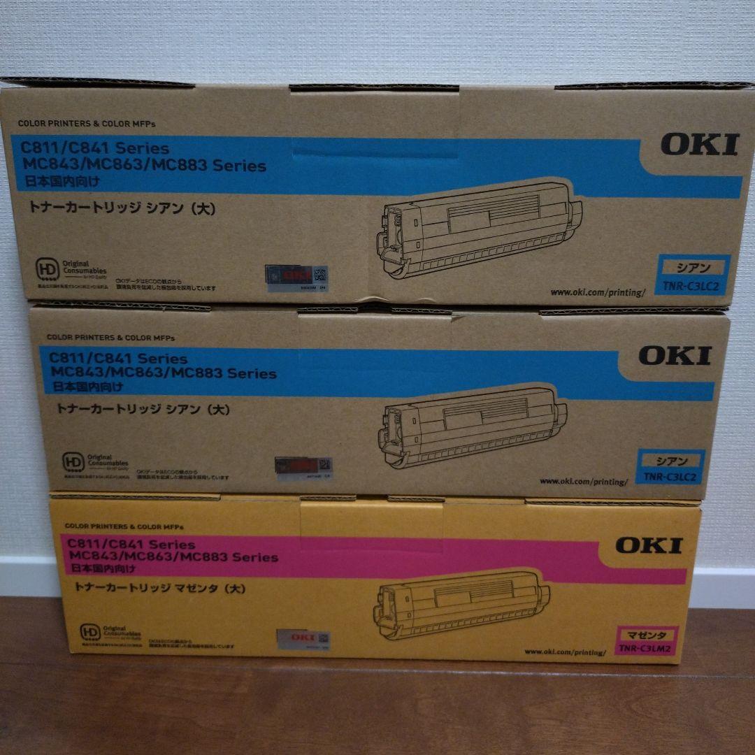 OKI　トナーカートリッジ6本＋給紙ローラー2種　セット