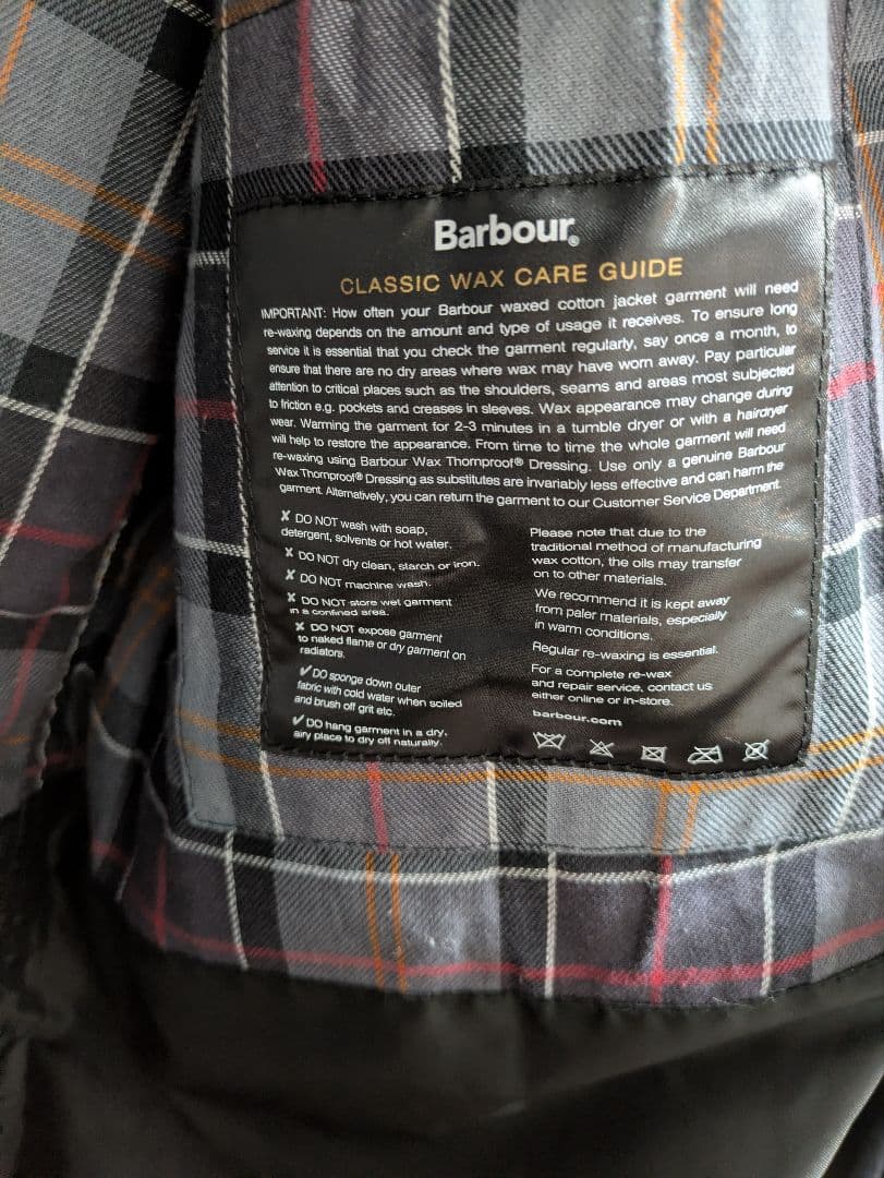 【BARBOUR】OS WAX BURGHLEY　relume別注　36値下げ可
