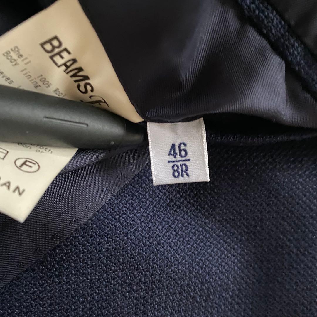 BEAMS F(ビームスエフ) 紺ブレ 金ボタン ダブル Size:44相当