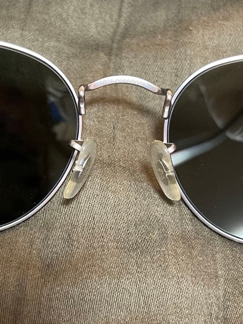 Ray-Ban ラウンドメタルサングラス ケース付き