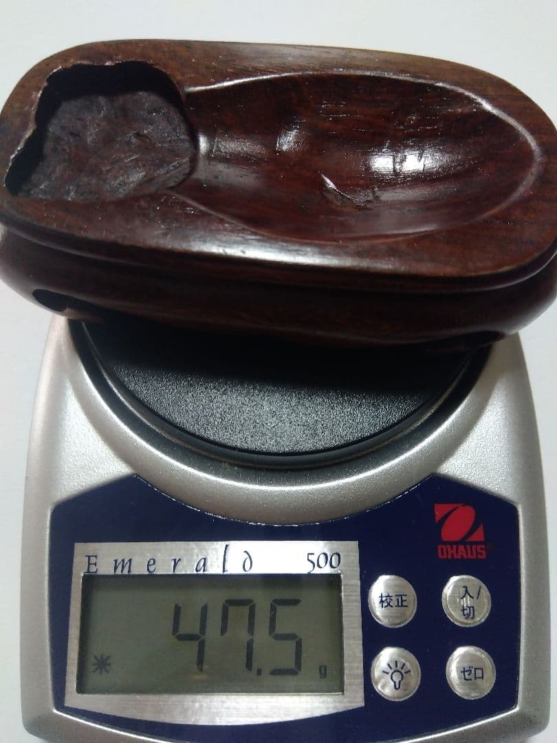 中国っぽい貝デザイン 彫刻 工芸品 置物 台座付き