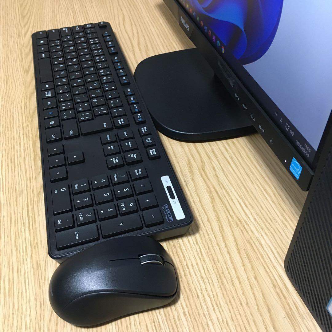 HP EliteDesk Win11 i5 8Gメモリ SSD 23.8'モニタ