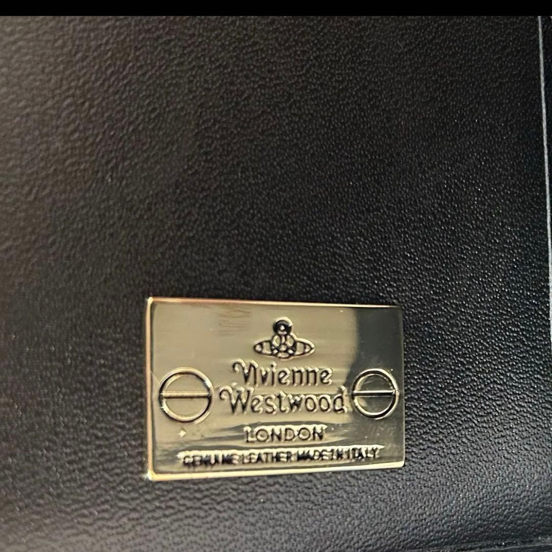 【ショッパー付き】VivienneWestwood♡エナメル三つ折財布♡ブラック