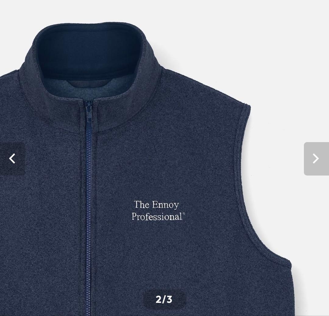 トップス PROFESSIONAL FLEECE VEST (NAVY)