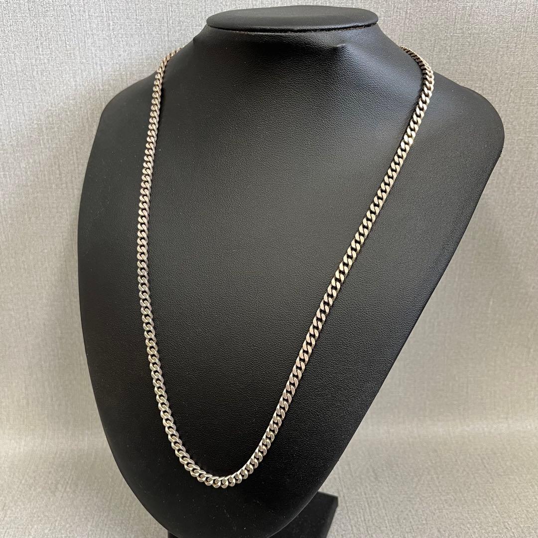 【H】SILVER 925 シルバー　チェーン　ネックレス　60cm 33.8g