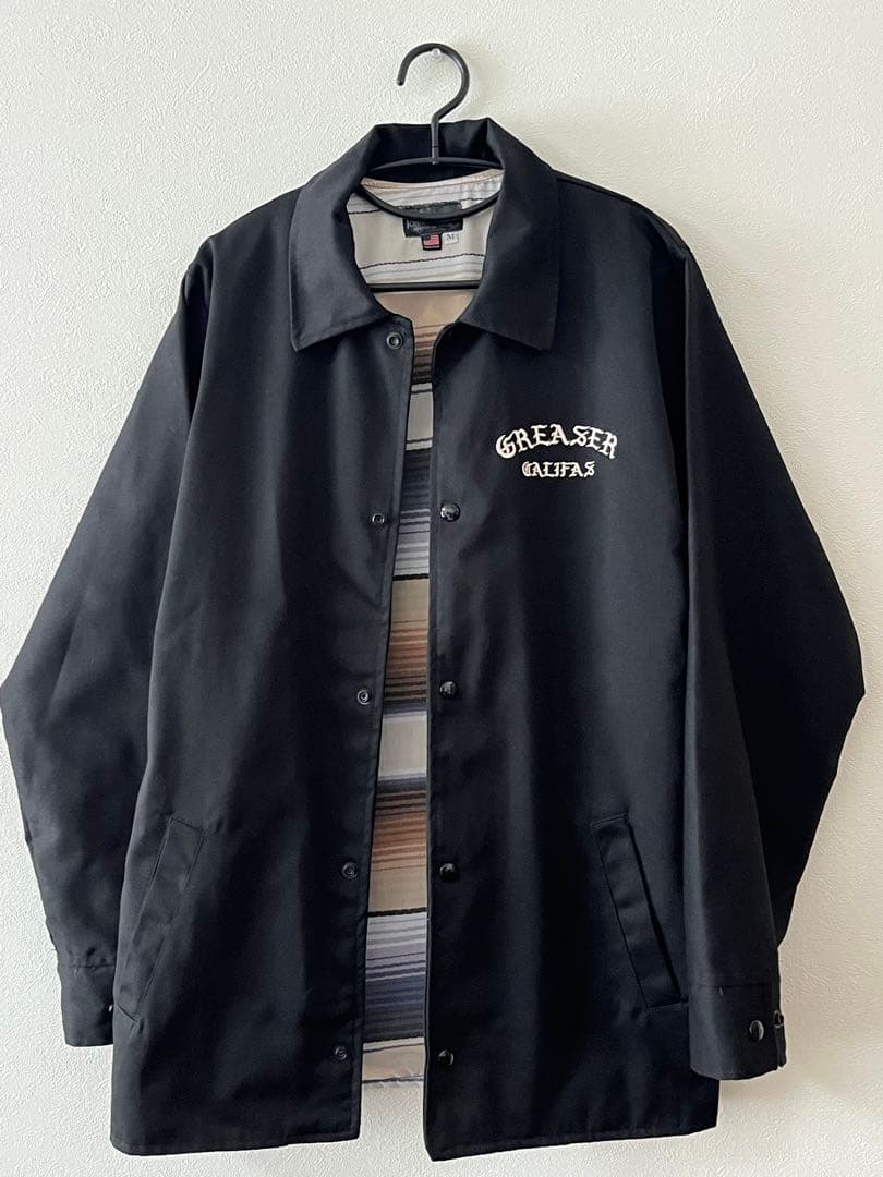 GREASER CALIFAS 刺繍コーチングジャケット　MADE IN USA