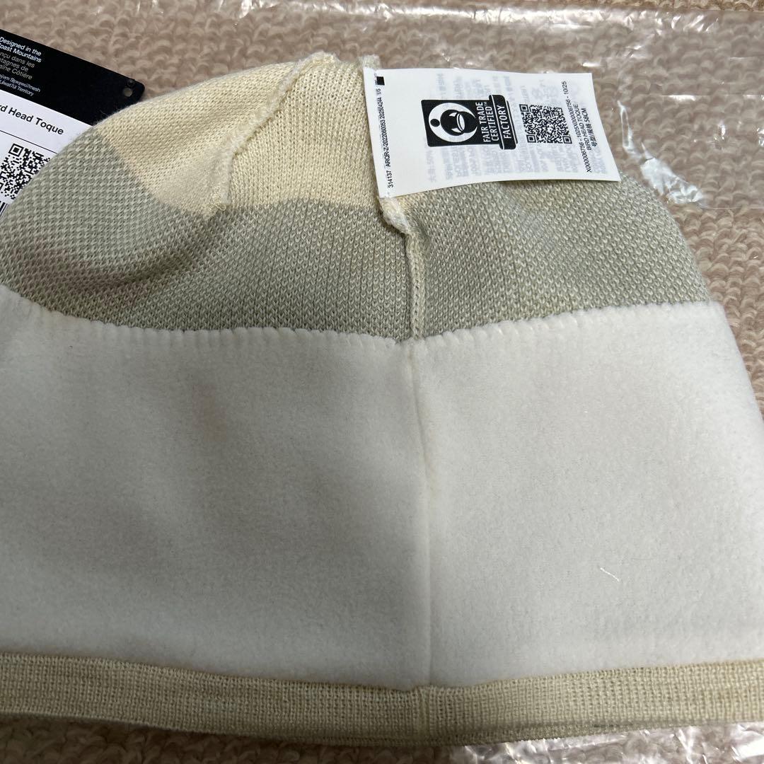 ARC'TERYX ニット帽 クリーム色 バードヘッドトーク