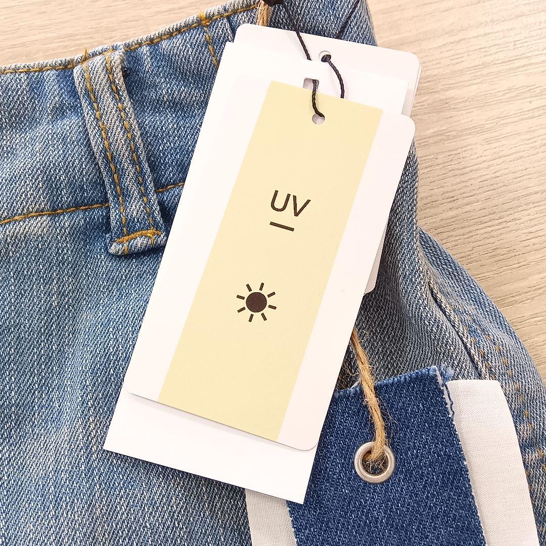 新品タグ付 シニカル デニム パンツ UVカット M〜Lサイズ Mal.