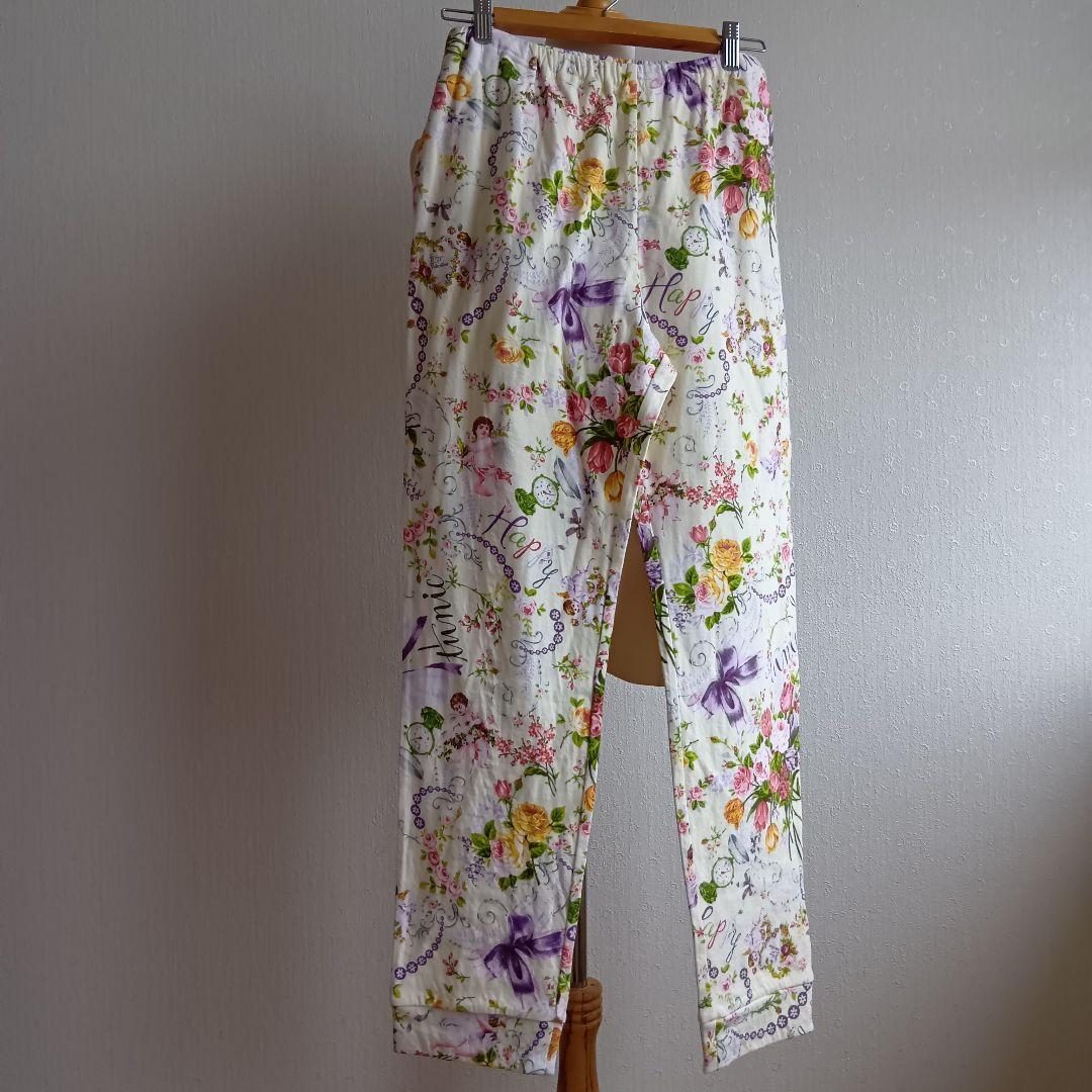 【タグ付き未使用品】鴨居羊子 TUNIC ルームウェア 天使 花