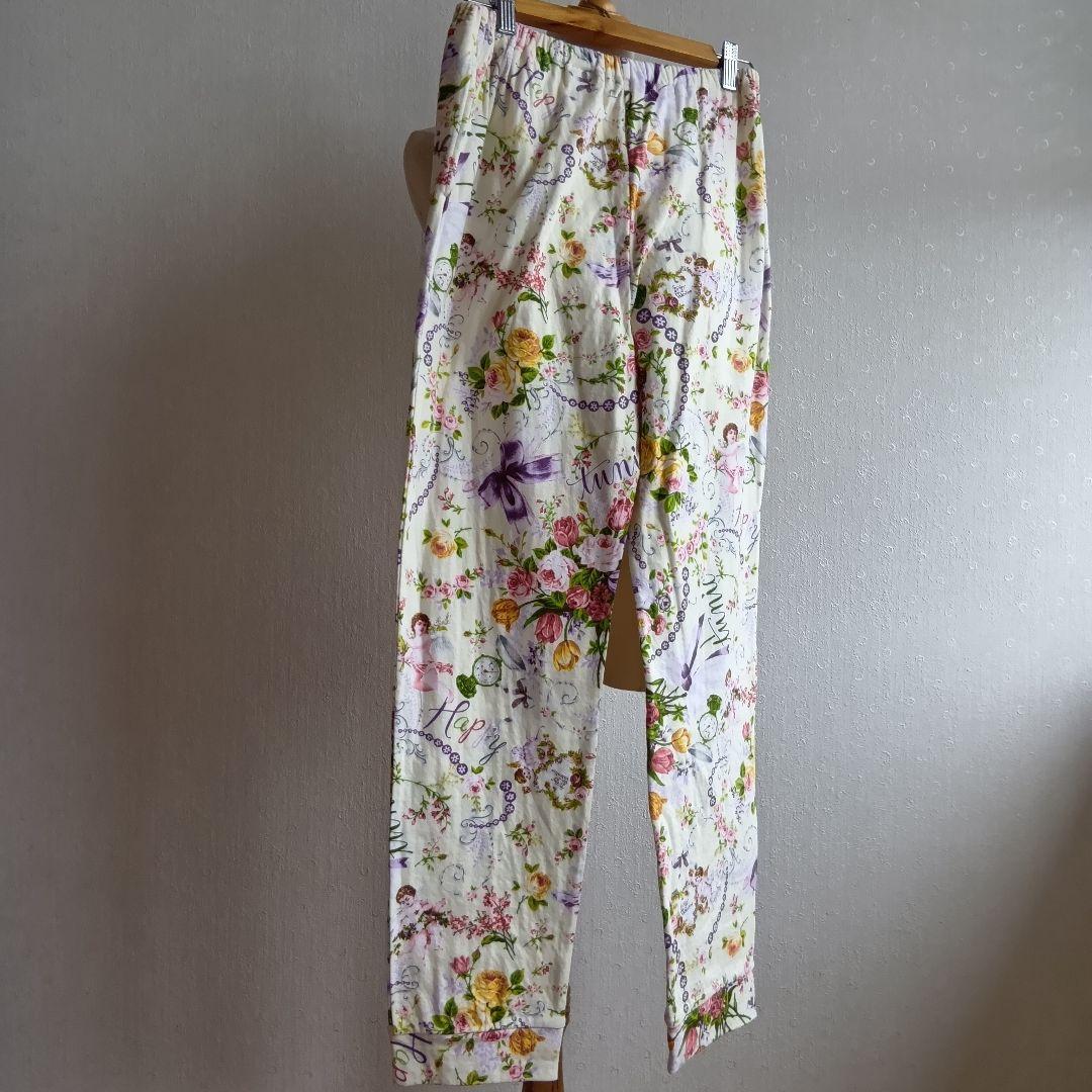 【タグ付き未使用品】鴨居羊子 TUNIC ルームウェア 天使 花