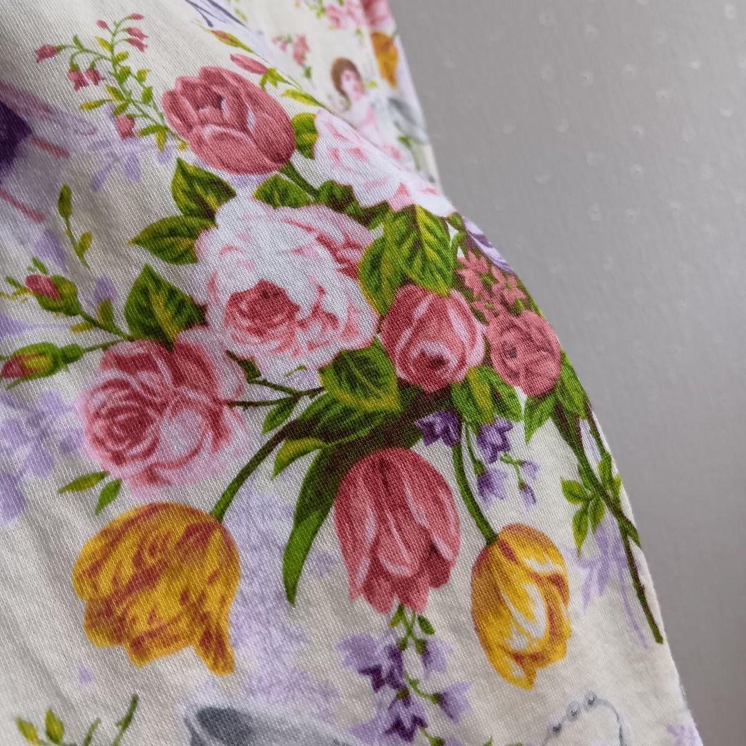 【タグ付き未使用品】鴨居羊子 TUNIC ルームウェア 天使 花